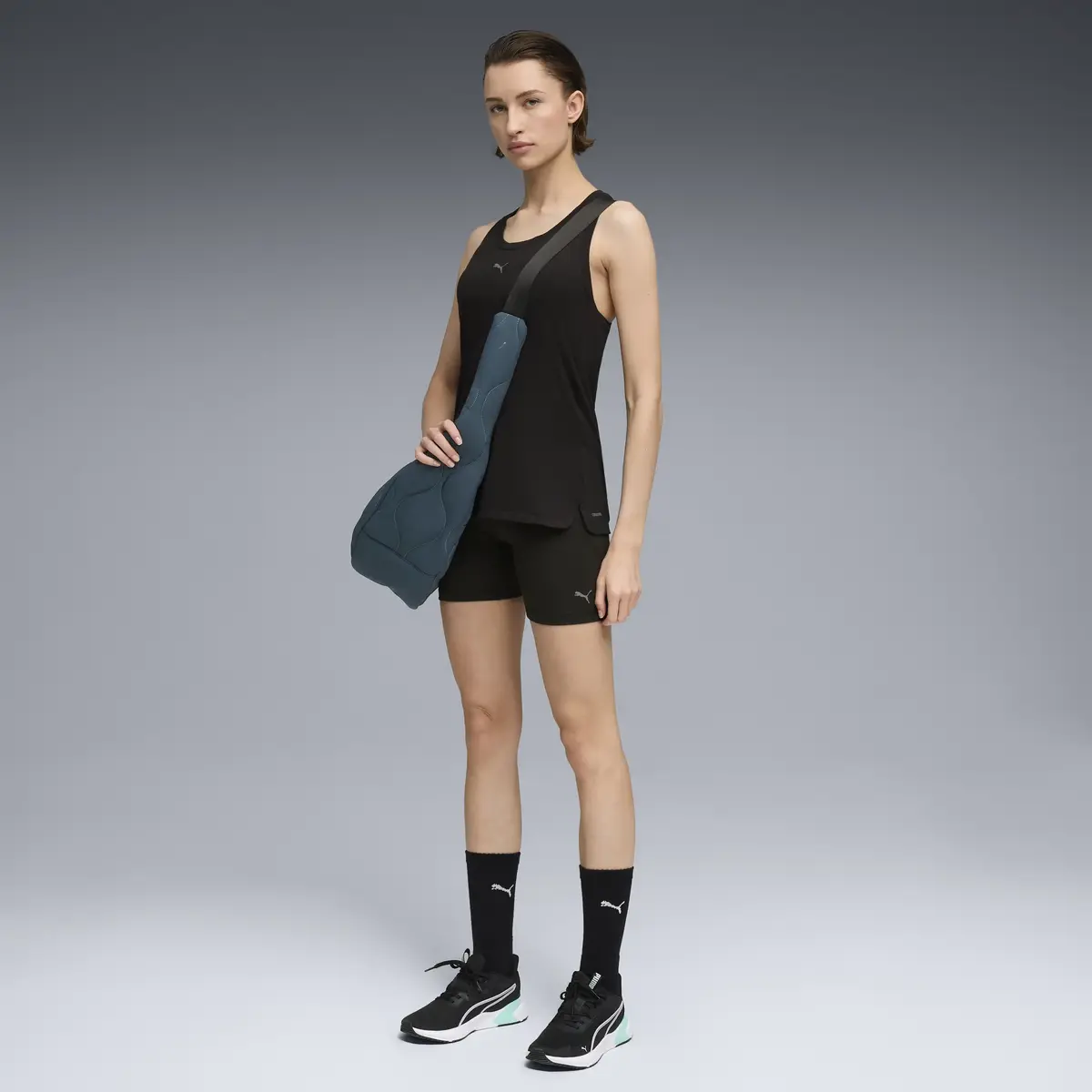 PUMA CLOUDSPUN RACERBACK TANK Siyah Kadın T-Shirt
