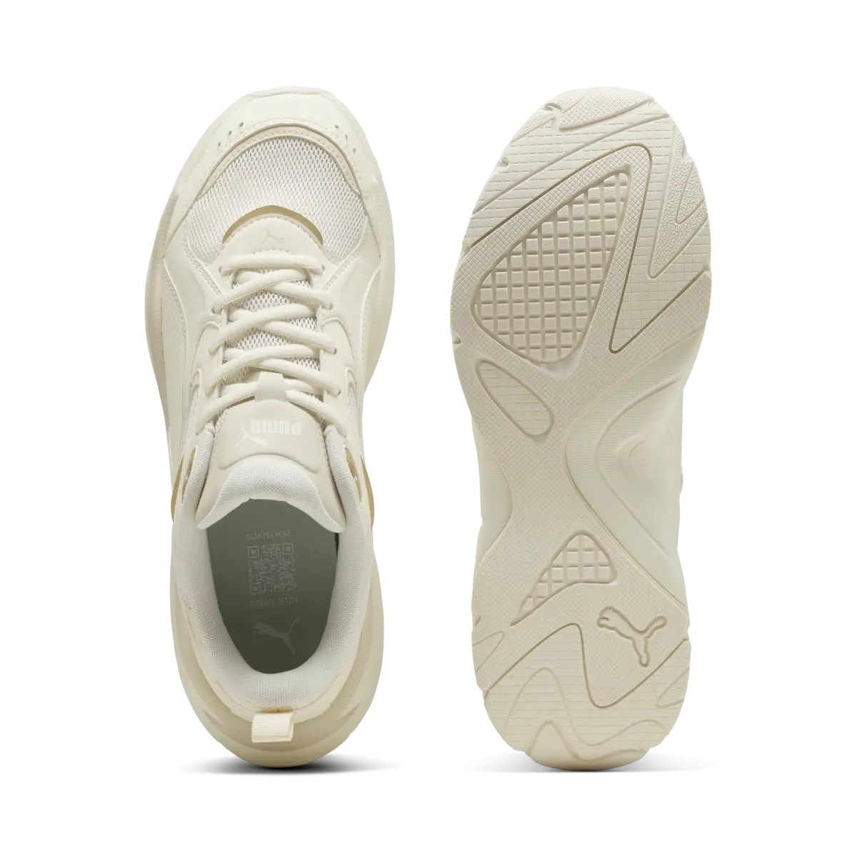 Puma X-RAY 4 Krem Unisex Günlük Spor Ayakkabı