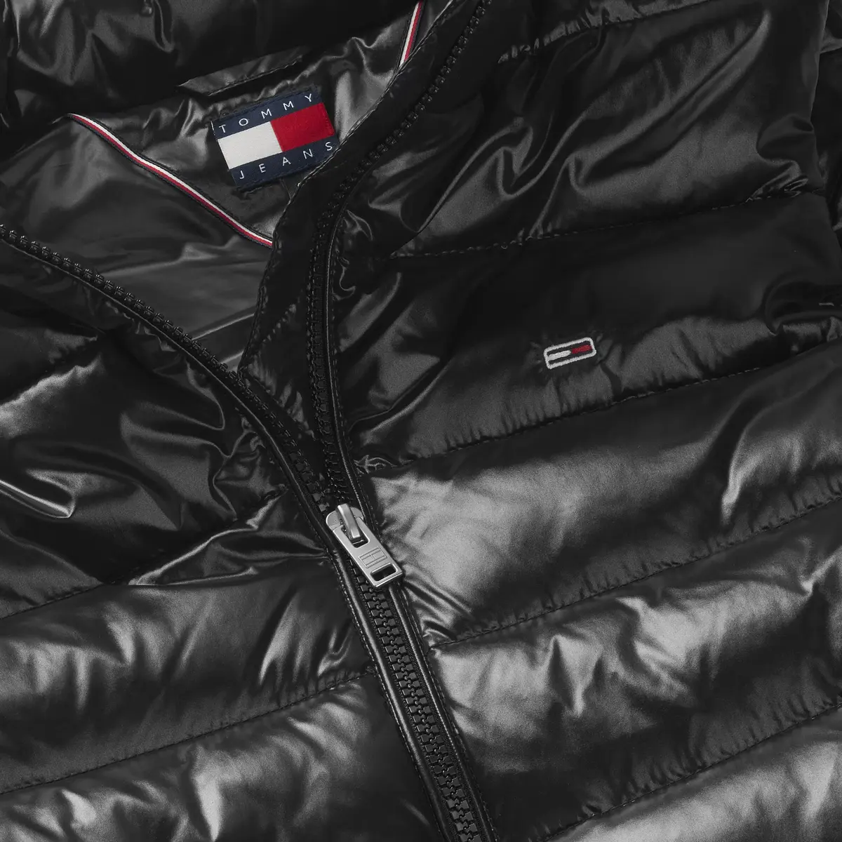 Tommy Hilfiger TJW ESSENTIAL TAPE V, BDS Siyah Kadın Yelek