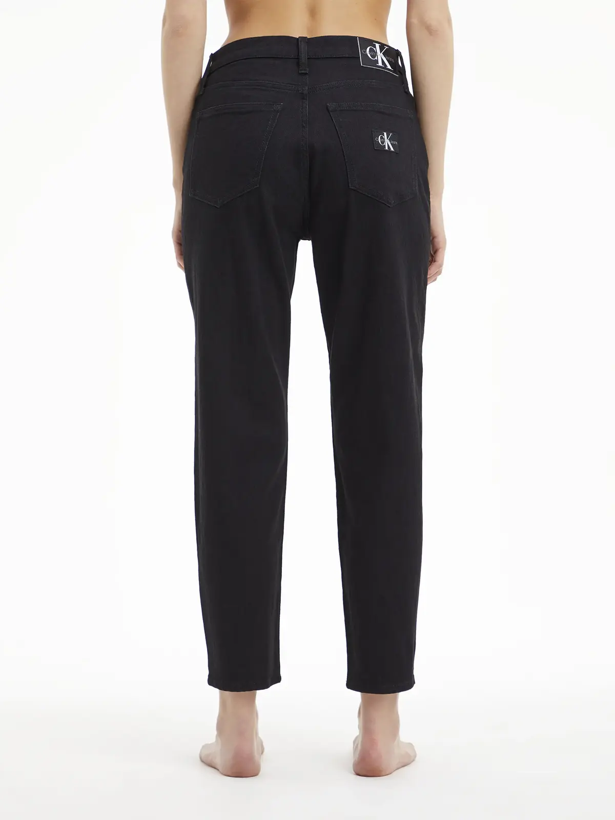 Calvin Klein MOM JEAN Kadın Siyah Kot Pantolon