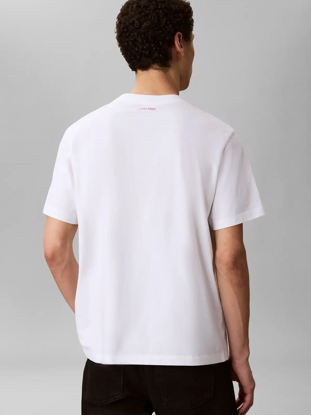 Calvin Klein SS 20S CALVINKLEIN Beyaz Erkek Tişört