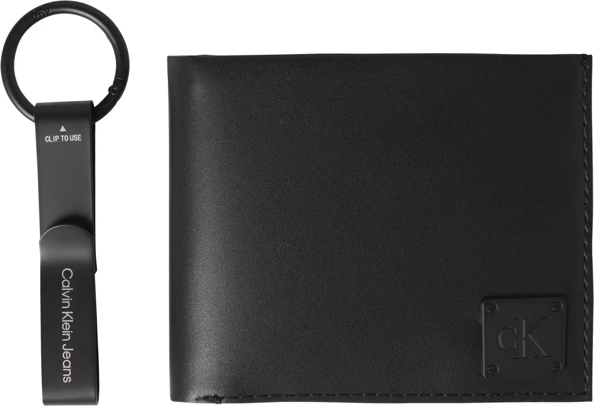 Calvin Klein BIFOLD W/COIN + DRIN Erkek Siyah Cüzdan