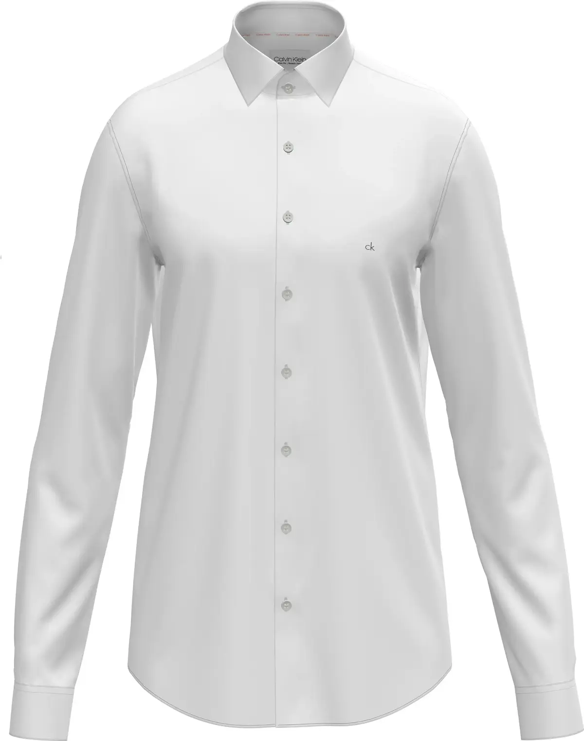 Calvin Klein STAIN SHIELD SOLID S Erkek Beyaz Gömlek
