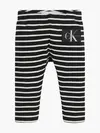 Calvin Klein STRIPED MONOGRAM BAD Bebek Siyah Tayt