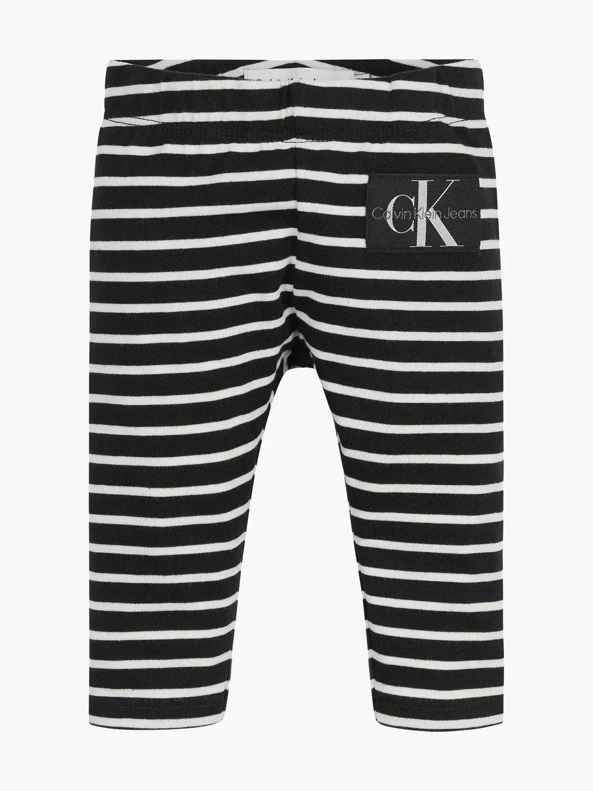 Calvin Klein STRIPED MONOGRAM BAD Bebek Siyah Tayt