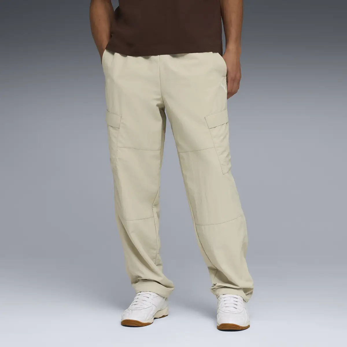 Puma WARDROBE ESS Cargo Pants Bej Erkek Cepli Pantolon