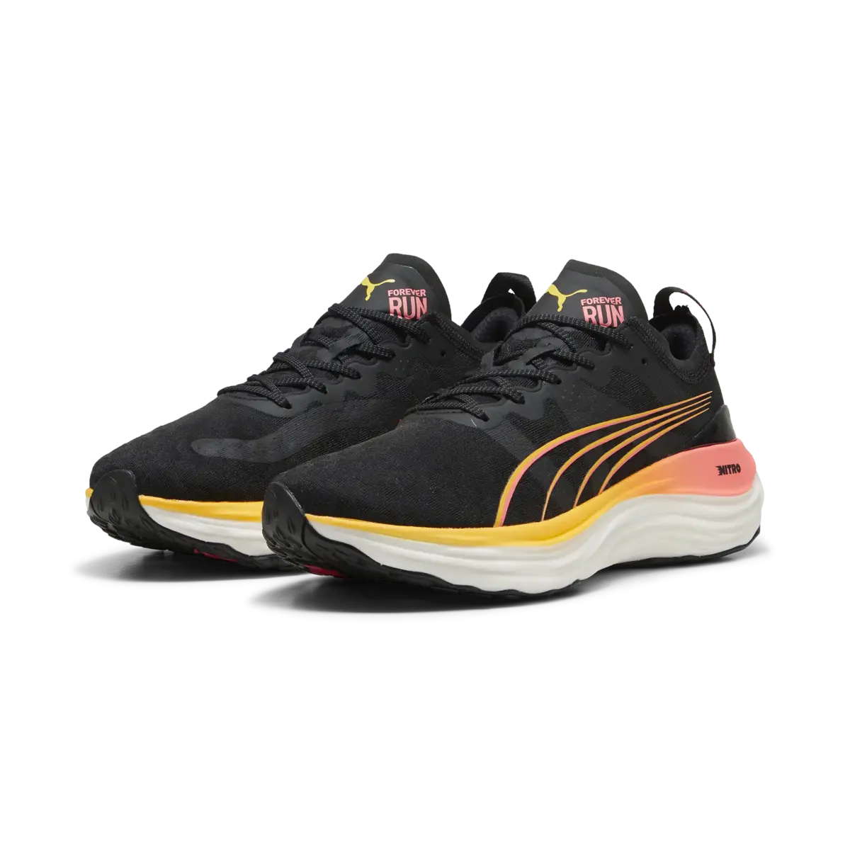 Puma ForeverRun Nitro Siyah Erkek Yürüyüş ve Koşu Ayakkabısı