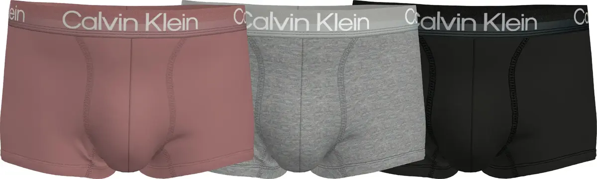 Calvin Klein TRUNK 3PK Erkek Gri Boxer Set