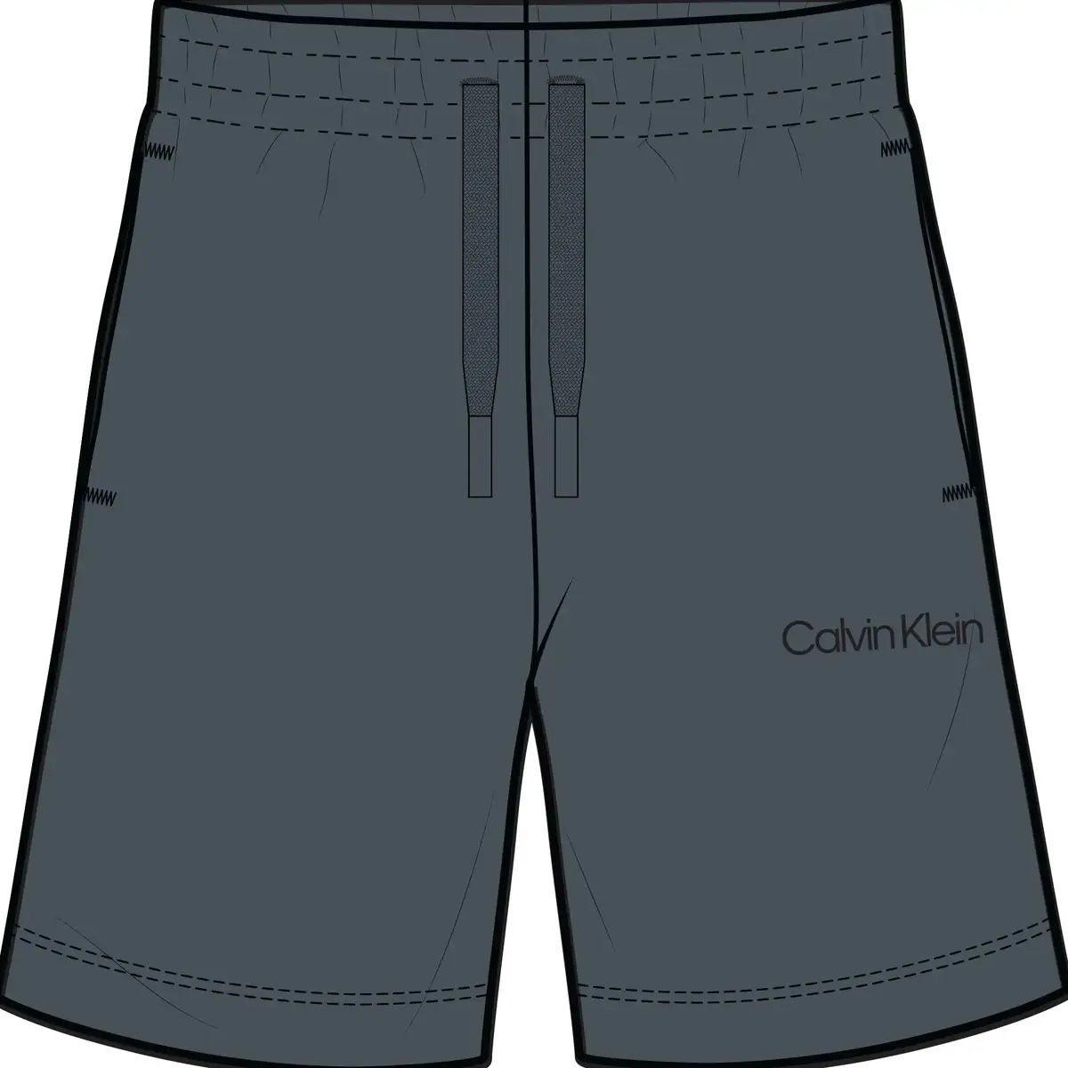 Calvin Klein WO - 7" Woven Short Erkek Gri Şort
