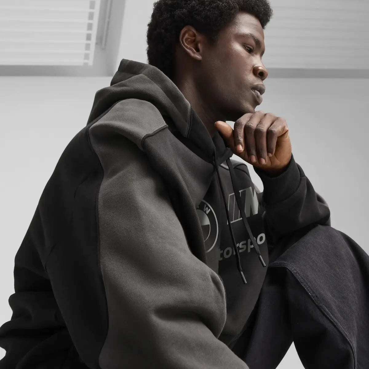 PUMA BMW MMS LIFESTYLE HOODIE Siyah Erkek Hoodie