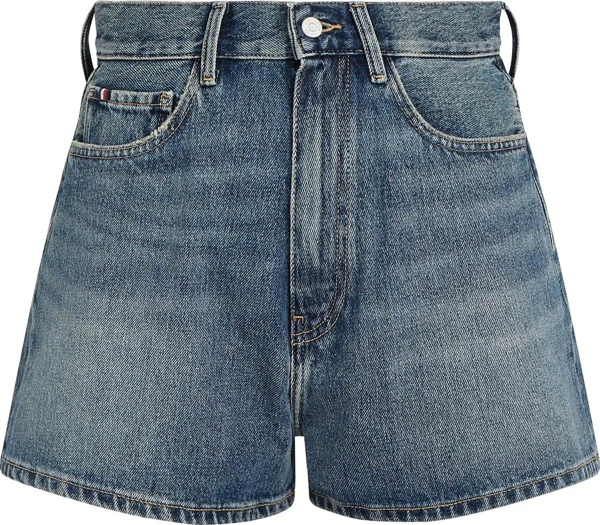 Tommy Hilfiger DNM MINI FLARE SHORT, 1A5 Mavi Kadın Şort