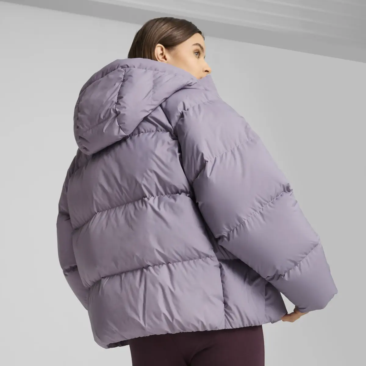 Puma Down Puffer Jacket Mor Kadın Mont