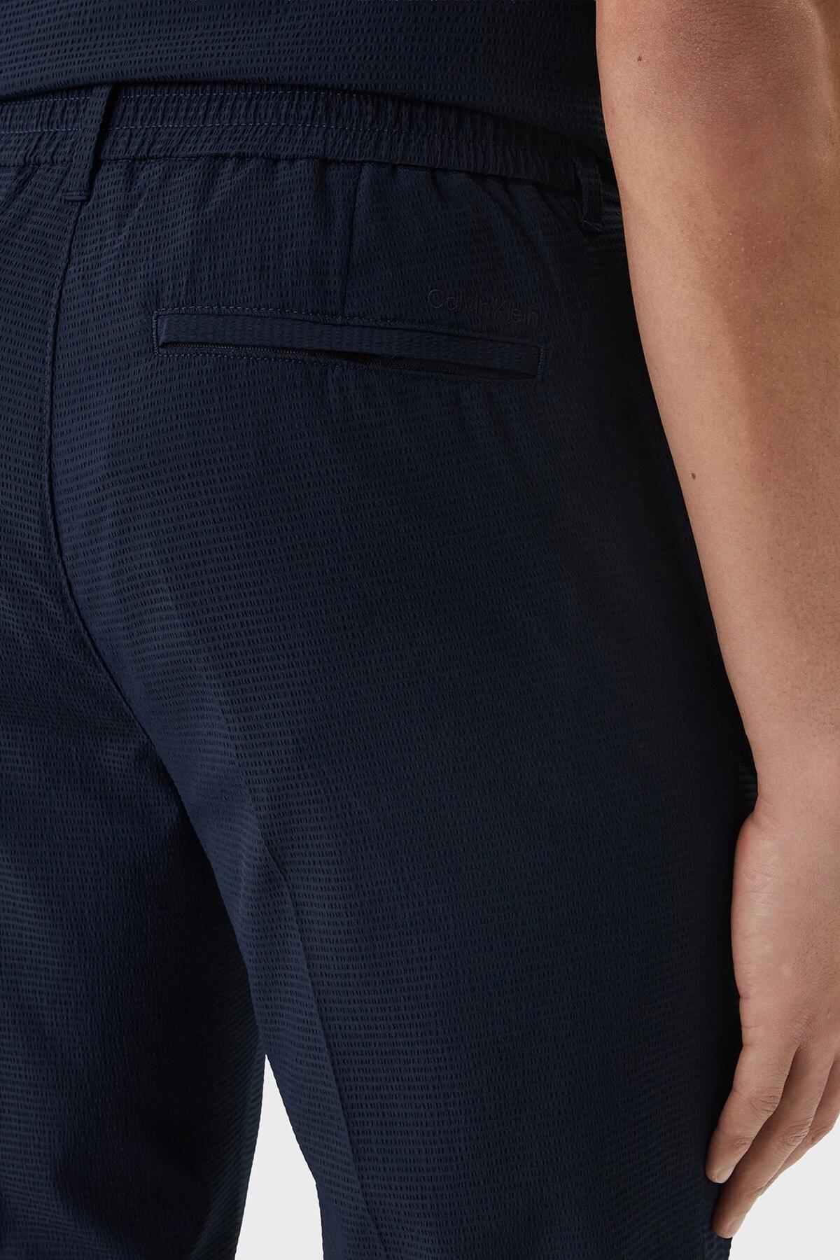 Calvin Klein STRAIGHT SEERSUCKER, CEF, 32 Lacivert Erkek Pantolon