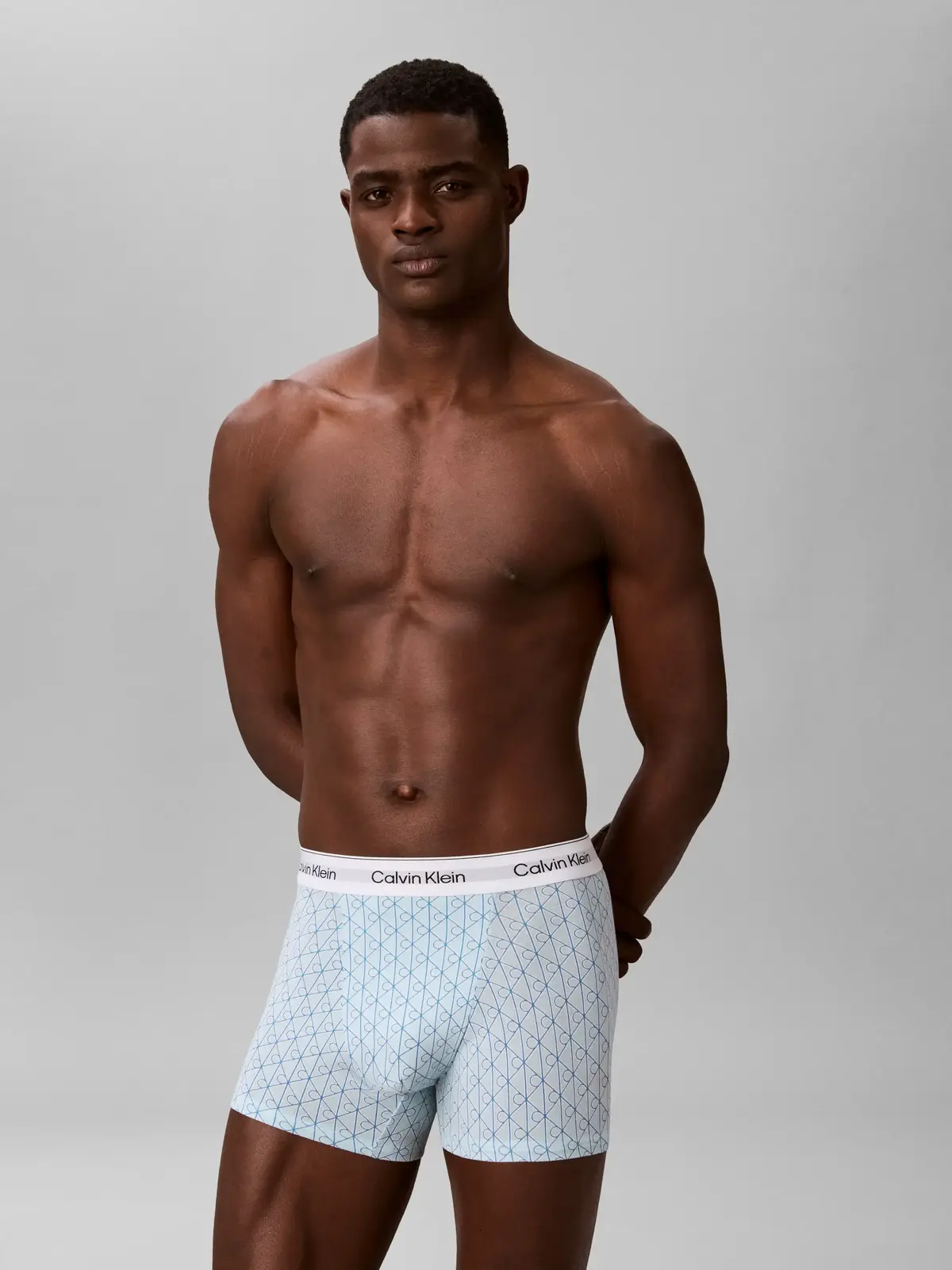 Calvin Klein RELAXED FIT TRUNK 3P Mavi Erkek 3lü Boxer