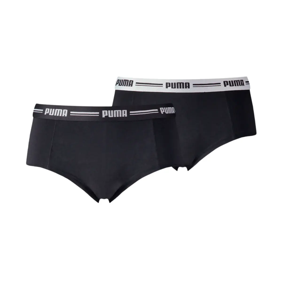 Puma PUMA WOMEN MINI SHORT 2P HANG black Siyah Erkek 2'li Boxer
