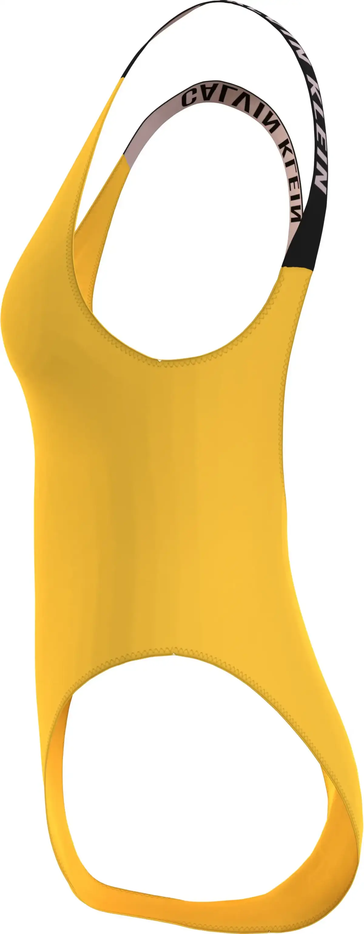 Calvin Klein SCOOP BACK ONE PIECE Kadın Sarı Mayo