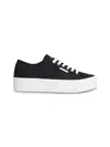 Calvin Klein VULC FLATFORM CTN LO Siyah Kadın Spor Ayakkabı & Sneaker