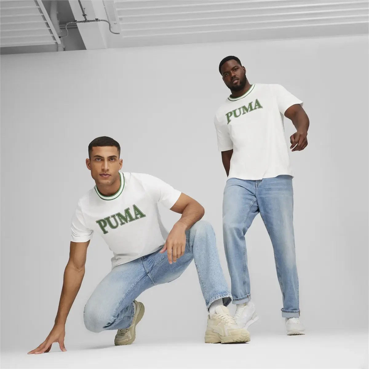 Puma SQUAD Big Graphic Tee Beyaz Erkek T-Shirt