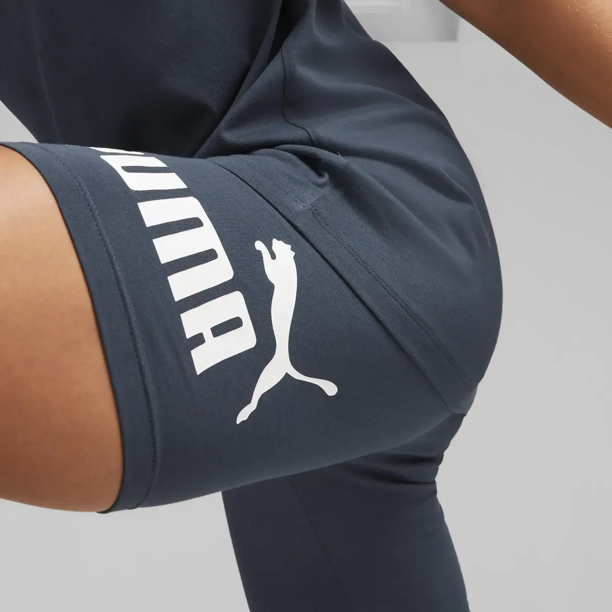 Puma Ess Logo Lacivert Kadın Biker Tayt
