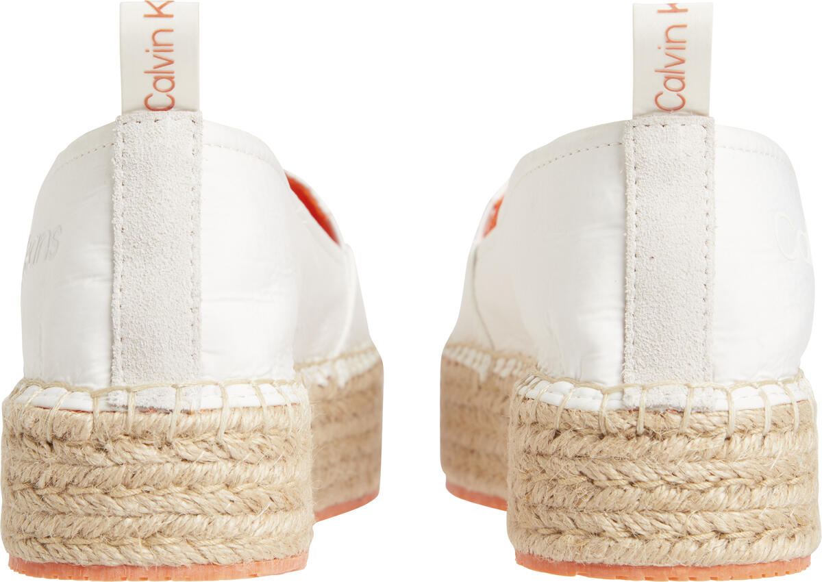 Calvin Klein FLATFORM ESPADRILLE Kadın Beyaz Ayakkabı