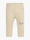 Calvin Klein STACK LOGO LEGGING Bebek Krem Tayt