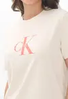Calvin Klein HERO SS CLASSIC MONOLOGO CNECK T Bej Kadın Tişört Calvin Klein HERO SS CLASSIC MONOLOGO CNECK T Bej Kadın Tişört