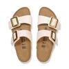 Birkenstock SYDNEY CUSHION BUCKLE BF SHINY SNAKE Pembe Kadın Çift Bantlı Terlik