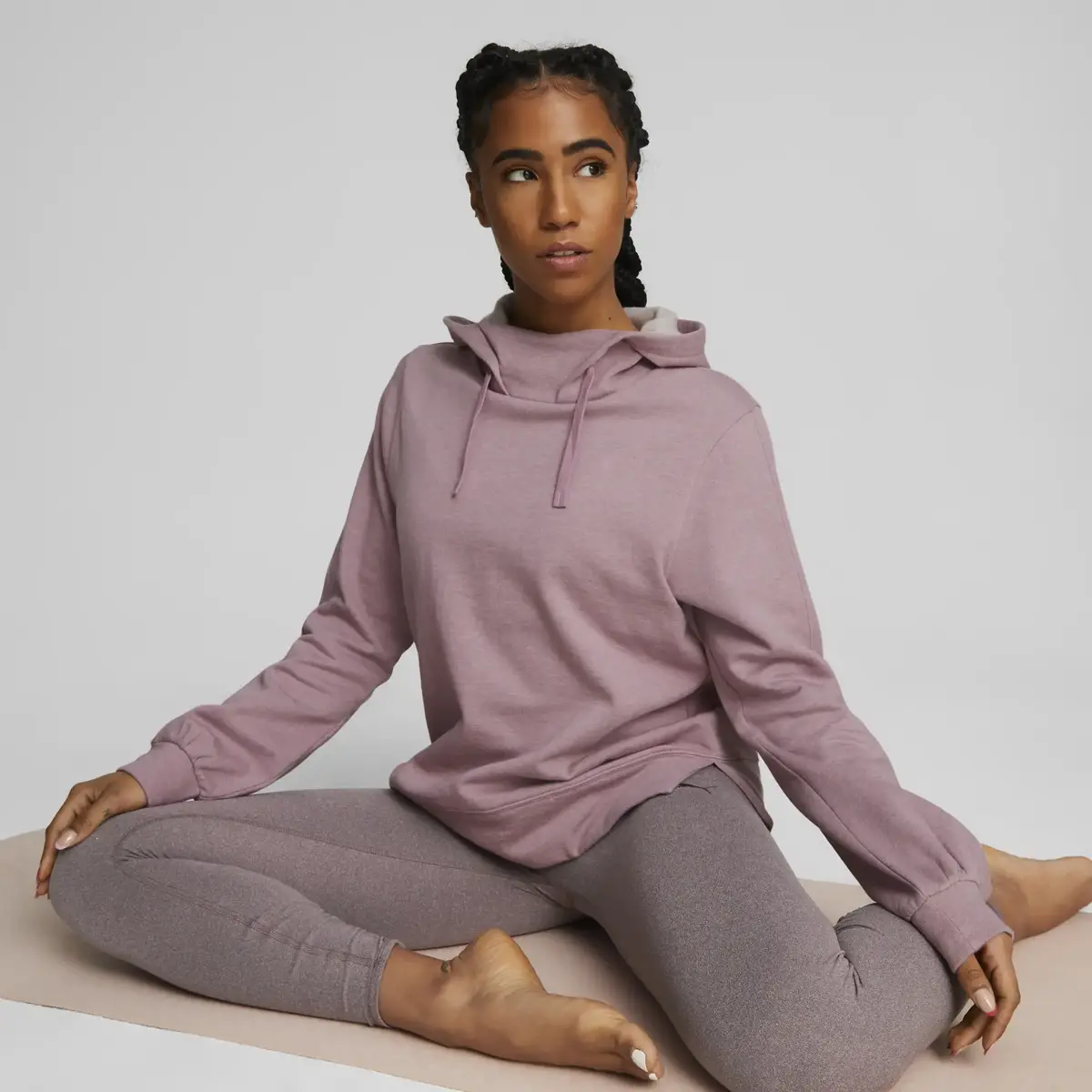 Puma STUDIO FLEECE HOODIE Kadın Eşofman Altı