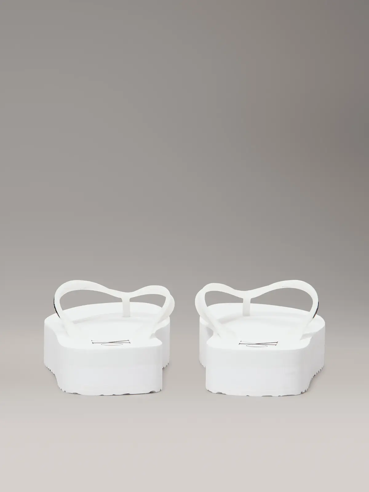 Calvin Klein BEACH SANDAL FLATFOR, 01W Beyaz Kadın Terlik