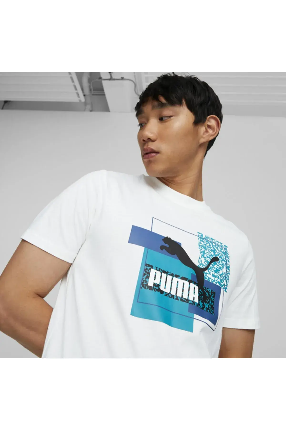 Puma Brand Love Tee Beyaz Erkek T-Shirt