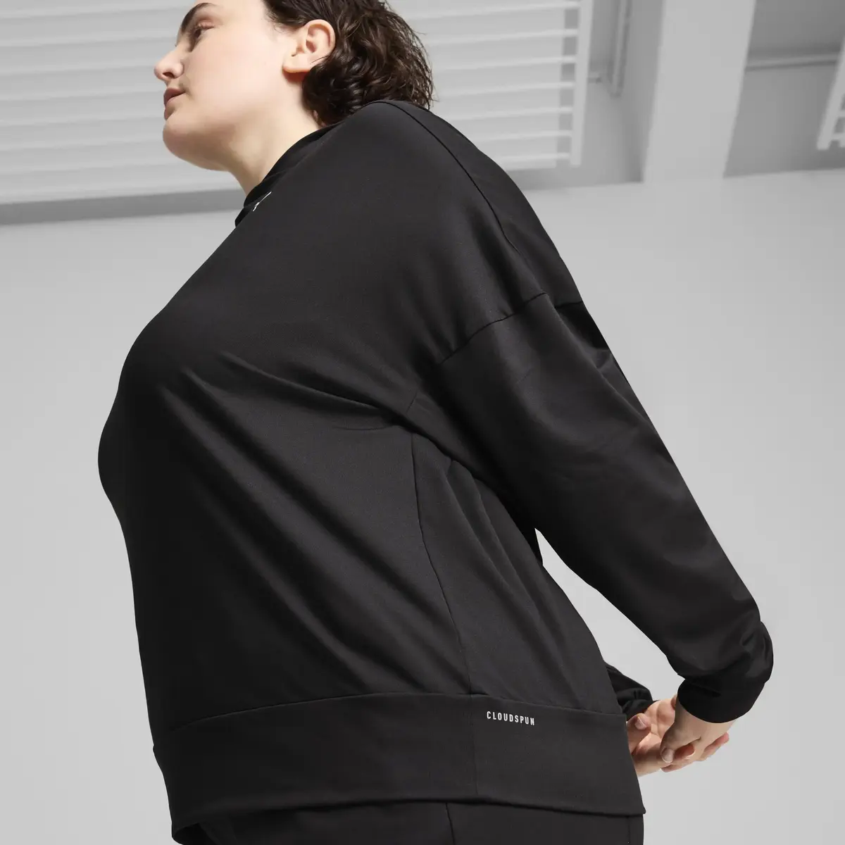 Puma CLOUDSPUN HOODIE Siyah Kadın Hoodie