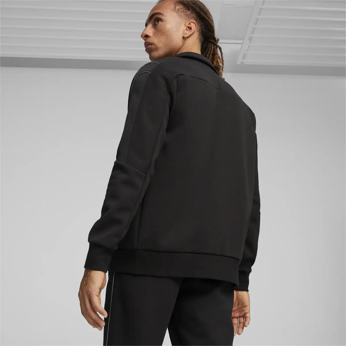 Puma Ferrari Style MT7 Jacket Siyah Erkek Sweatshirt