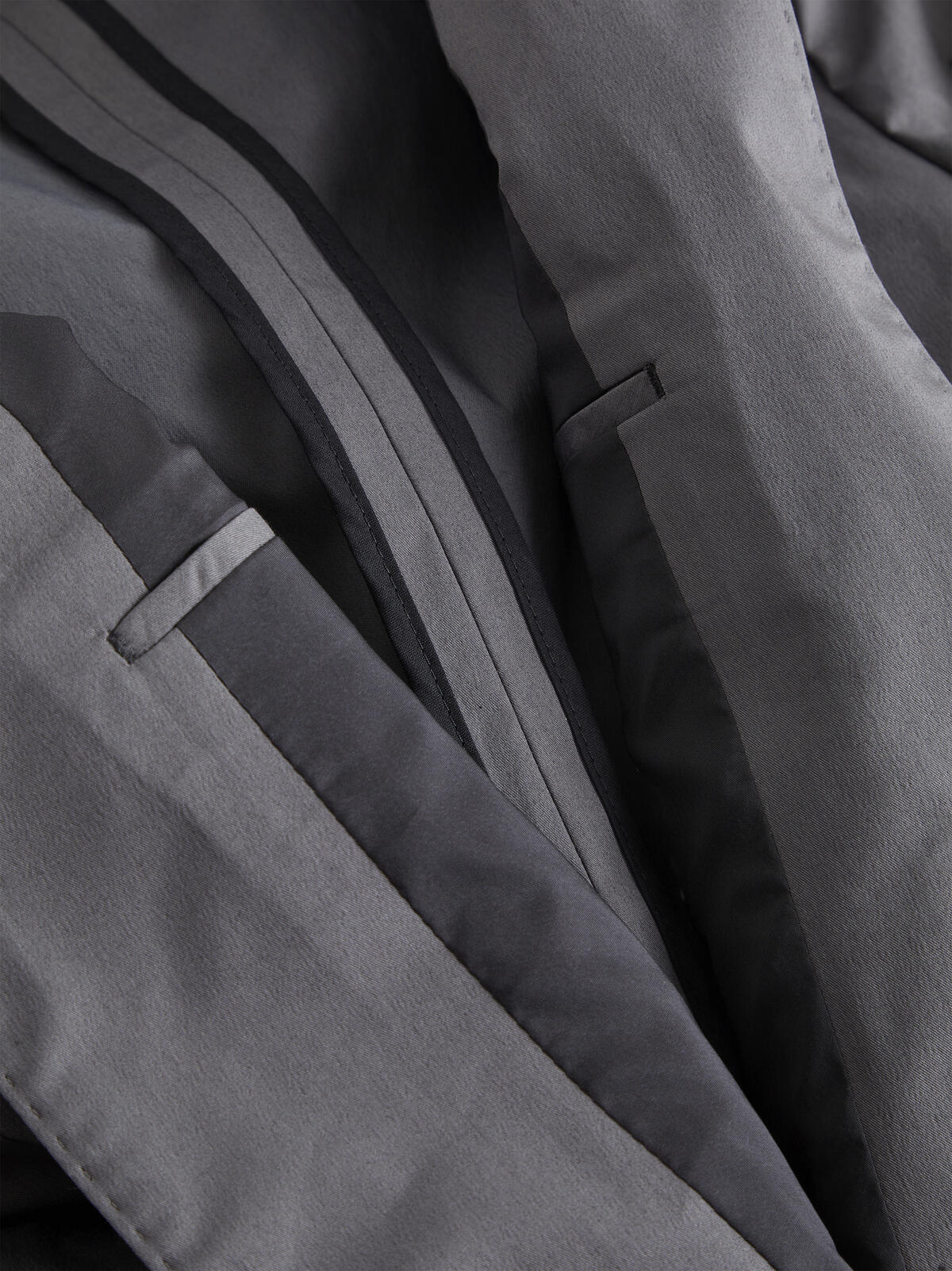 Calvin Klein CRINKLE TECH COTTON Erkek Gri Blazer