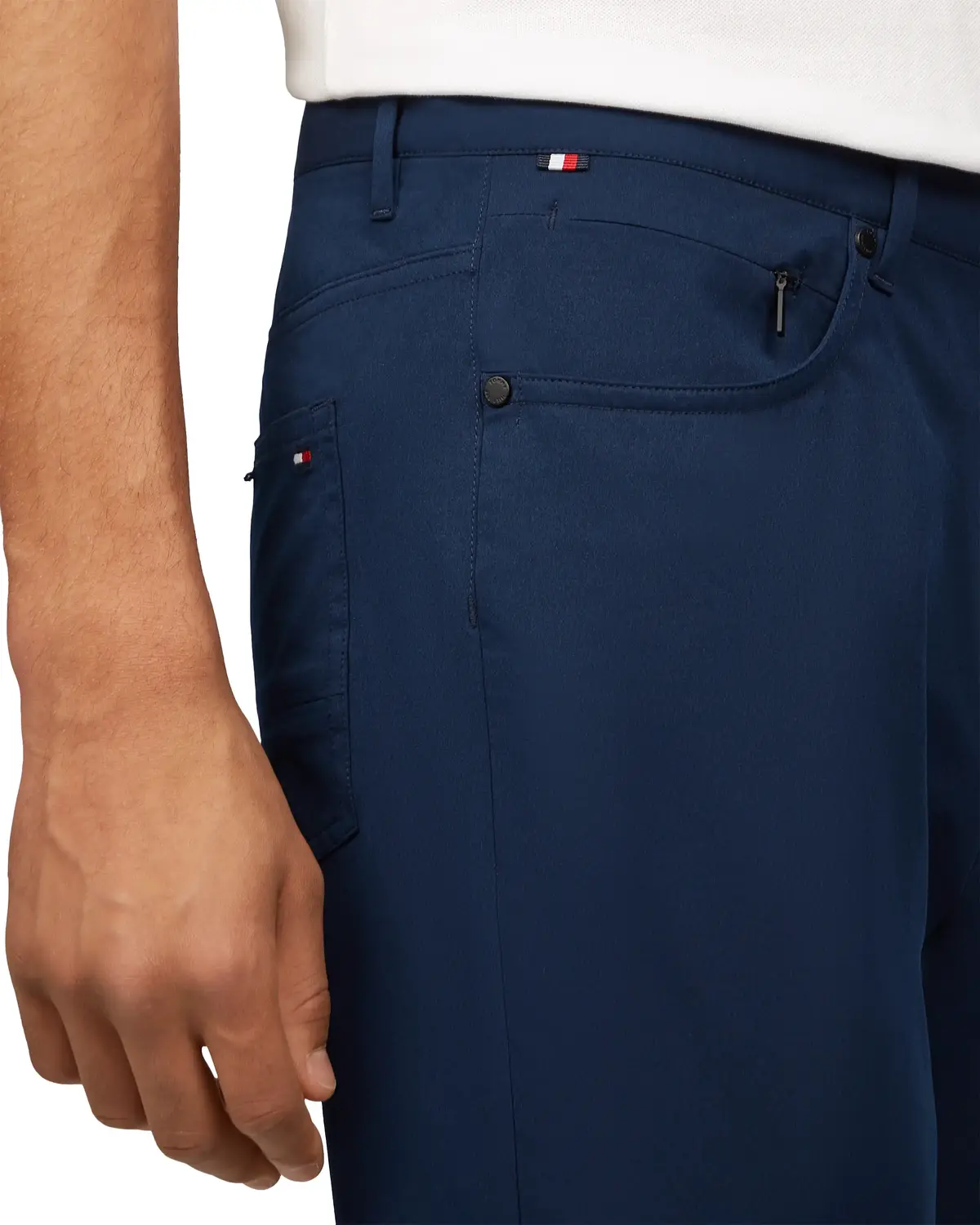 Tommy Hilfiger DENTON 5PKT TECH CHI, DAF Lacivert Erkek Pantolon