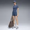 Puma W PUMA SHAPE BABY TEE Mavi Kadın Crop