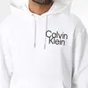 Calvin Klein LS EU 350TERRY SP CALVIN GRAPHIC Beyaz Erkek Sweatshirt