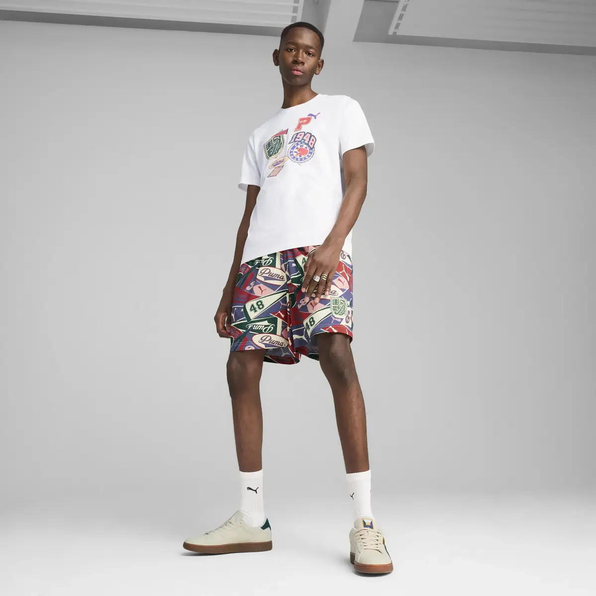 PUMA WARDROBE ESS Shorts Mavi Erkek Şort