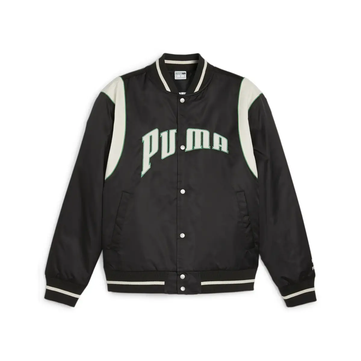 Puma TEAM FOR THE FANBASE Varsity Jacket Siyah Erkek Sweatshirt