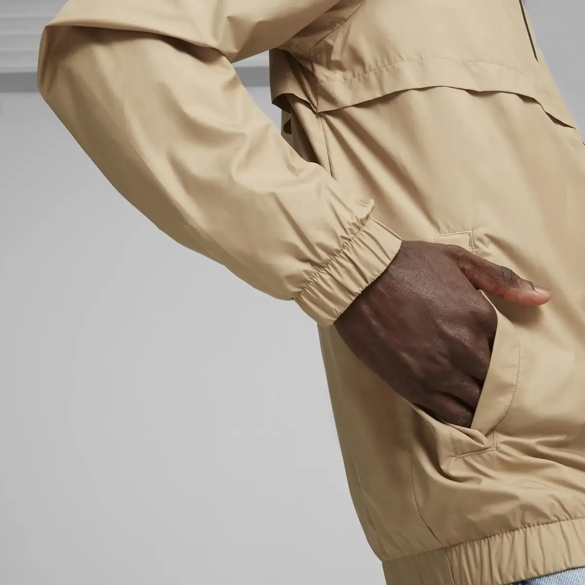 Puma ESS Solid Windbreaker Bej Erkek Ceket