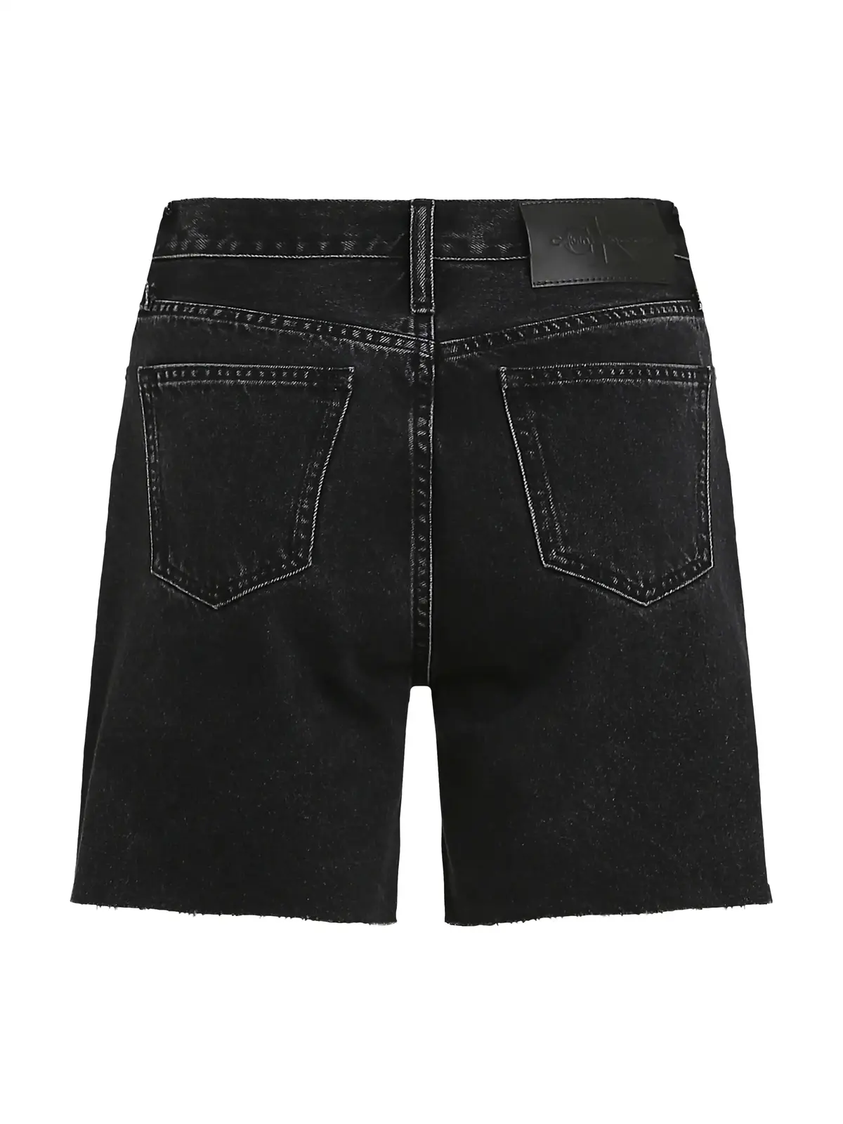 Calvin Klein BERMUDA SHORT Siyah Kadın Kot Bermuda Şort