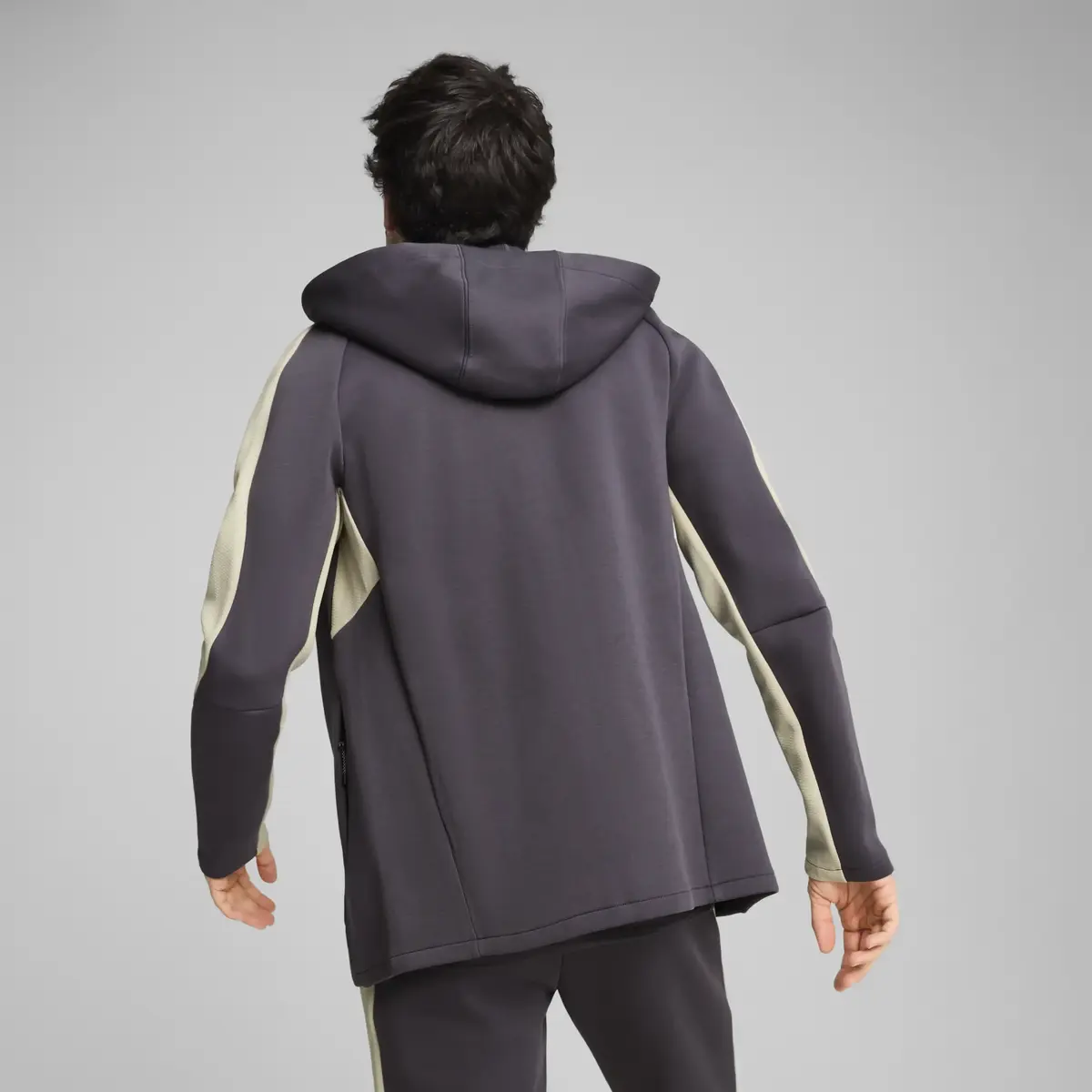 Puma EVOSTRIPE Full-Zip Hoodie Lacivert Erkek Ceket