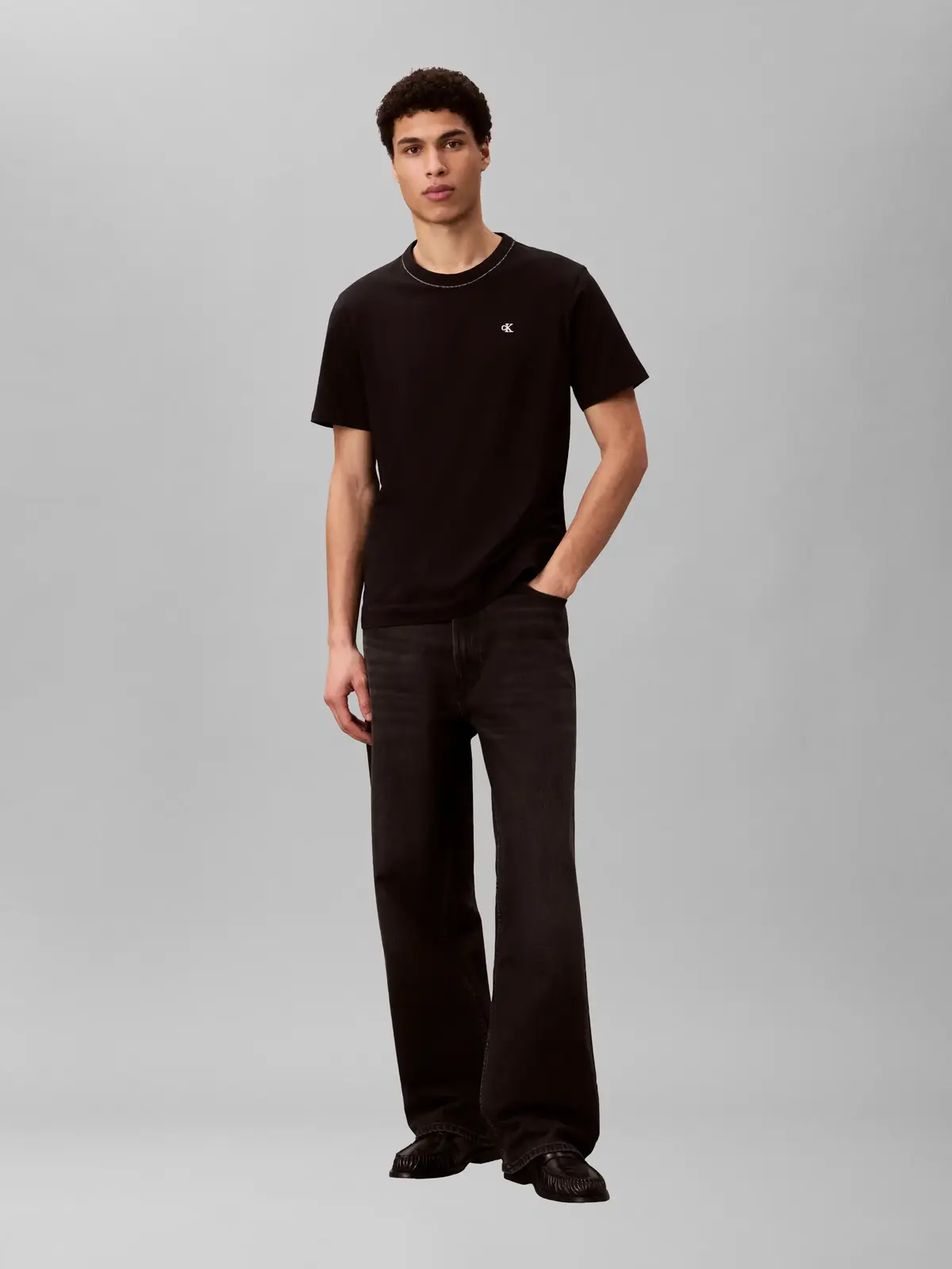 SS CONTRAST COLLAR S, UB1, M