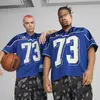 Puma Dress Code Football Jersey Mavi Erkek Elbise-Etek