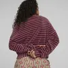 Puma Downtown Velour Crew Çok Renkli Kadın Sweatshirt