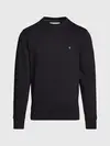 Calvin Klein CK EMBRO BADGE CREW, BEH Siyah Erkek Sweatshirt