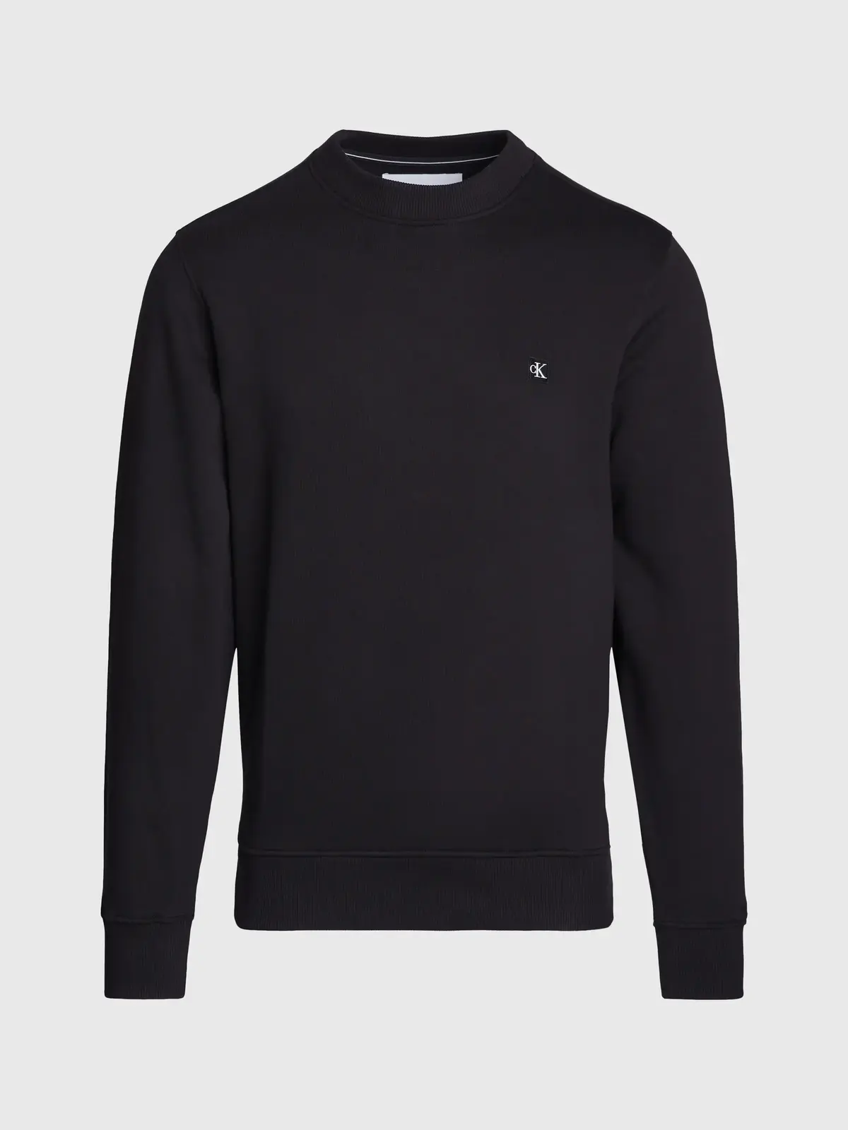Calvin Klein CK EMBRO BADGE CREW, BEH Siyah Erkek Sweatshirt