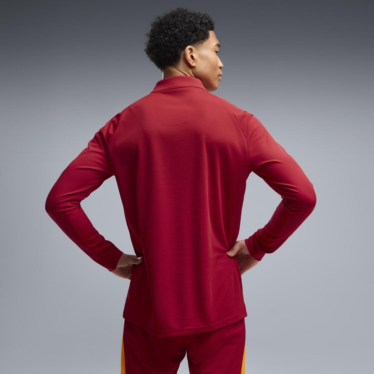 Puma GSK Training 1/4 Zip Top GALATASARAY Erkek Fermuarlı Dar Kesim Antrenman Üstü