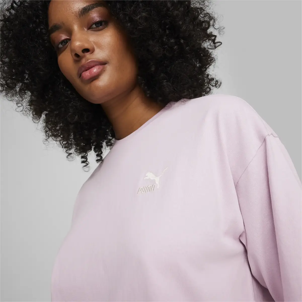 Puma BETTER CLASSICS Oversized Tee Lila Erkek T-Shirt