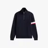 Tommy Hilfiger RWB INSERT 1/4 ZIP, DW5 Siyah Erkek Sweatshirt