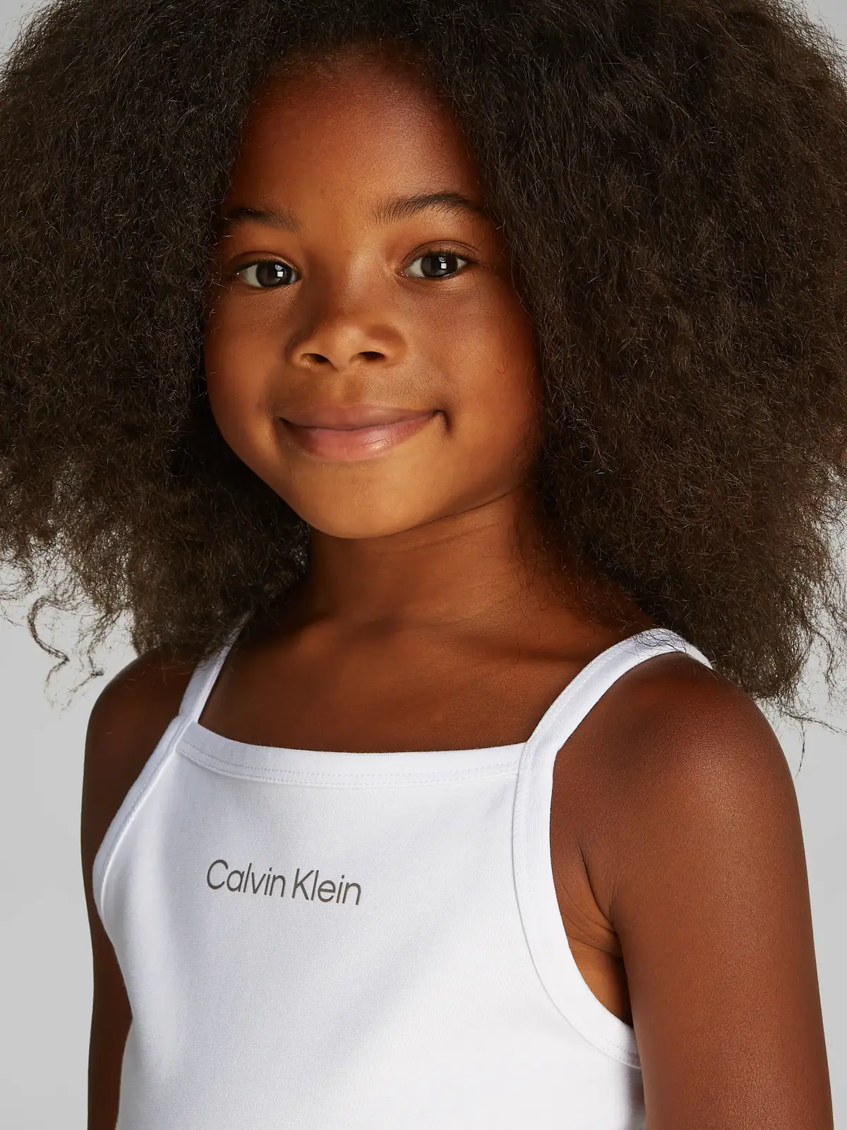 Calvin Klein PUNTO STRAP TOP Beyaz Çocuk Kolsuz Tişört